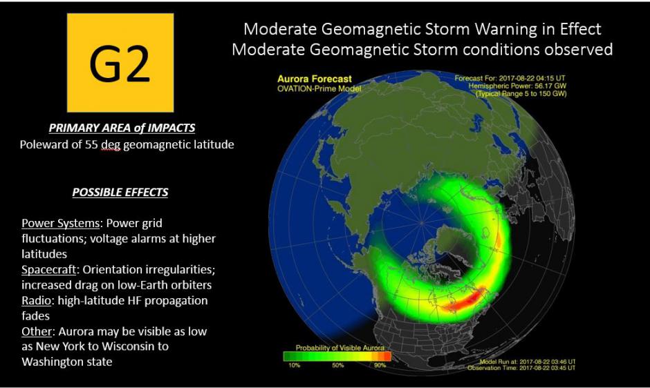 G2 Moderate Geomagnetic Storm Warningconditions Met Noaa Nws Space Weather Prediction Center 3315